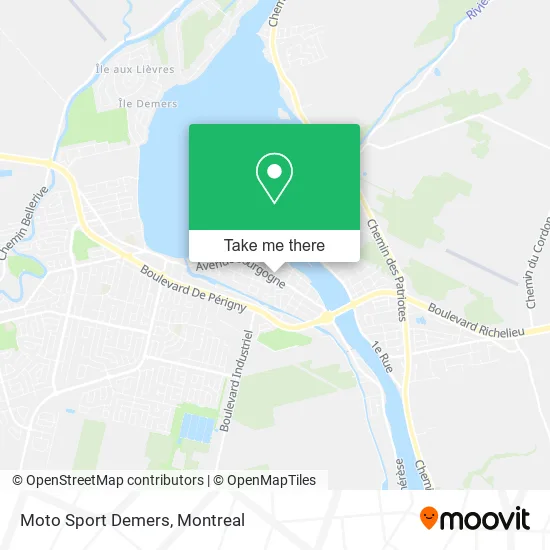 Moto Sport Demers map