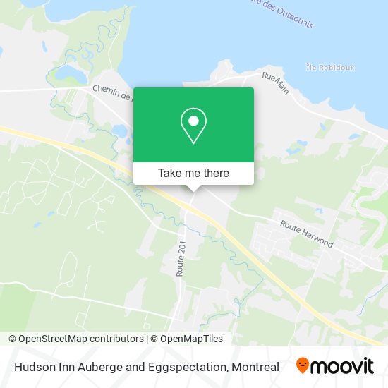 Hudson Inn Auberge and Eggspectation map