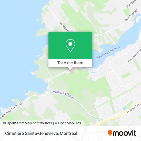 Cimetière Sainte-Geneviève map