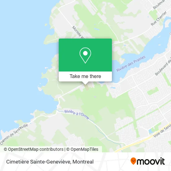 Cimetière Sainte-Geneviève map