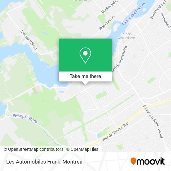Les Automobiles Frank map