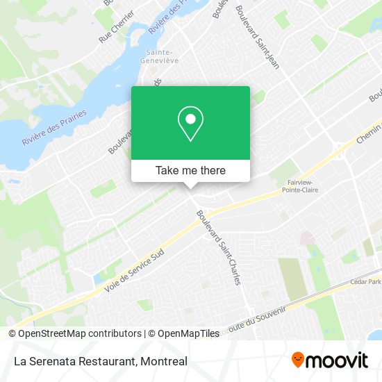 La Serenata Restaurant map