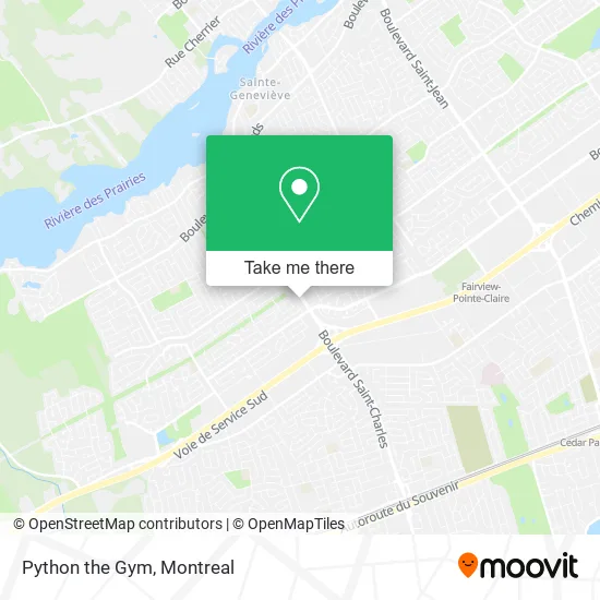 Python the Gym map