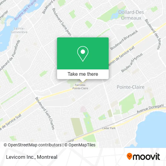 Levicom Inc. map