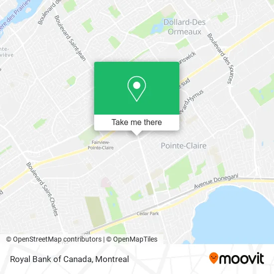 Royal Bank of Canada map