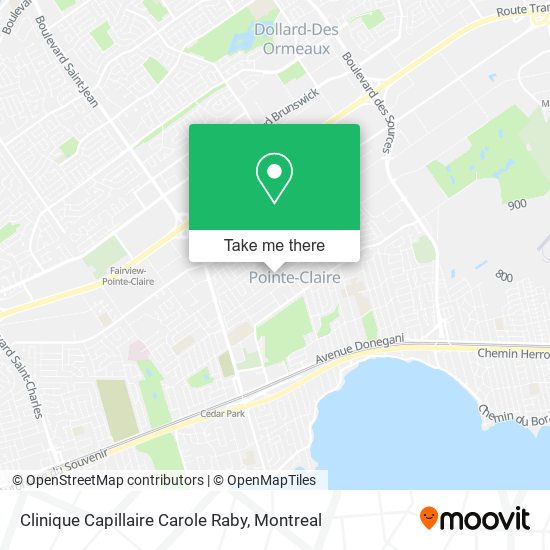 Clinique Capillaire Carole Raby map