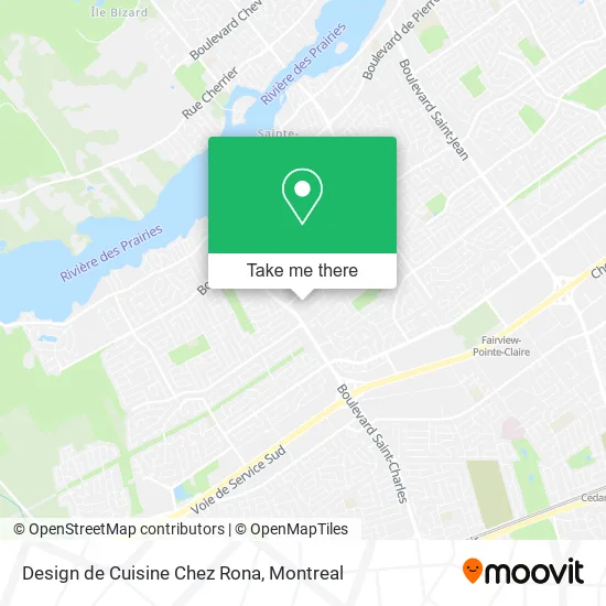 Design de Cuisine Chez Rona map