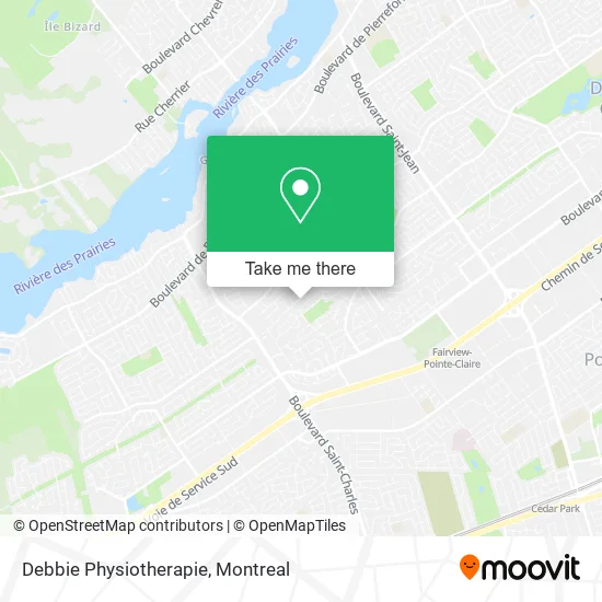 Debbie Physiotherapie map