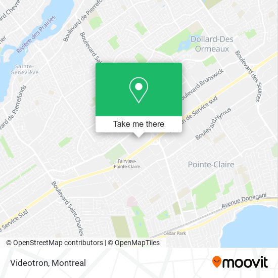 Videotron map