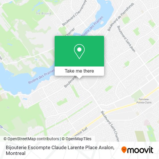 Bijouterie Escompte Claude Larente Place Avalon map