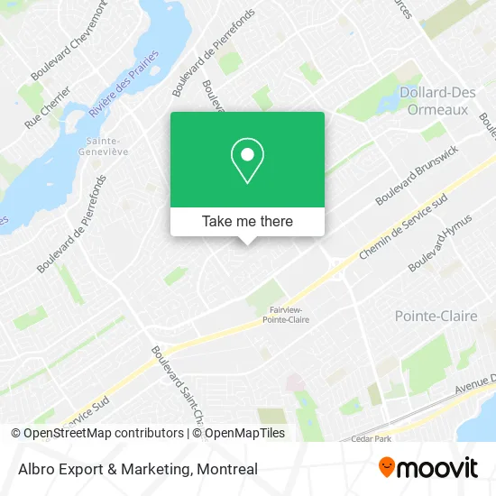 Albro Export & Marketing map