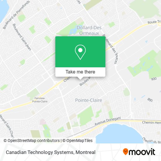 Canadian Technology Systems map