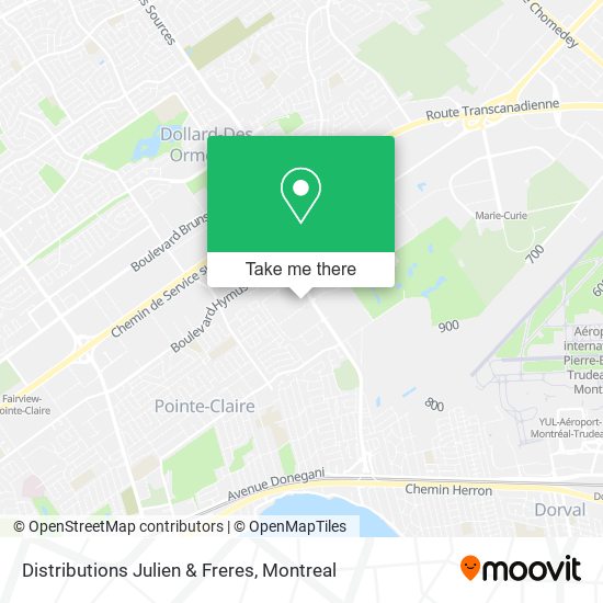 Distributions Julien & Freres map