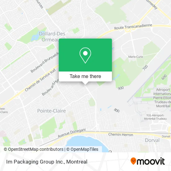 Im Packaging Group Inc. map