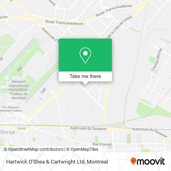 Hartwick O'Shea & Cartwright Ltd map