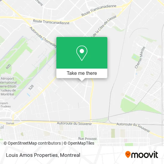 Louis Amos Properties map