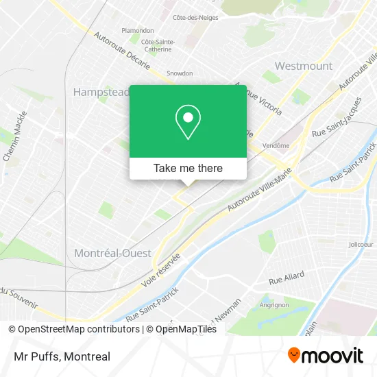 Mr Puffs map