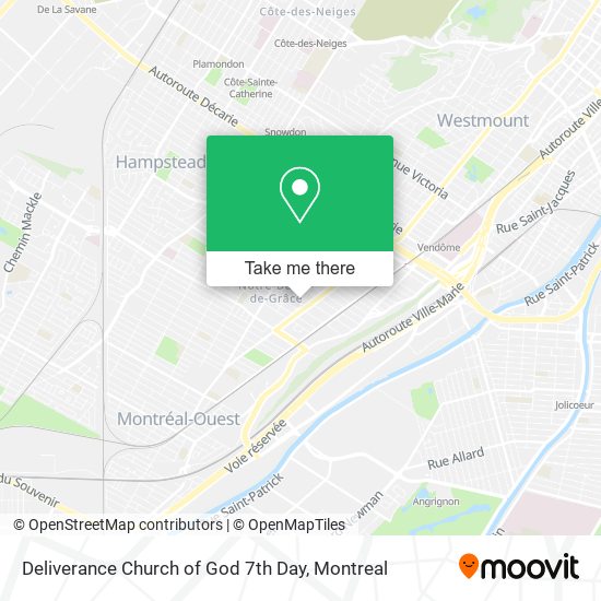 Deliverance Church of God 7th Day map