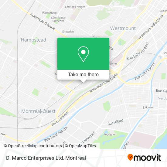 Di Marco Enterprises Ltd map