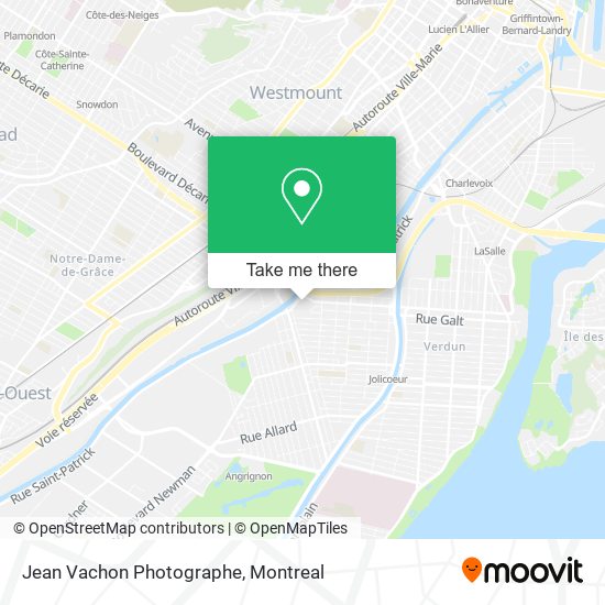 Jean Vachon Photographe map