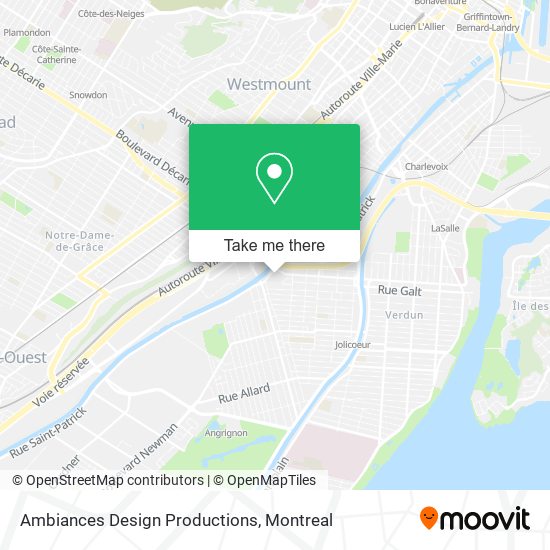 Ambiances Design Productions map