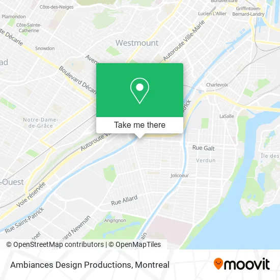 Ambiances Design Productions map
