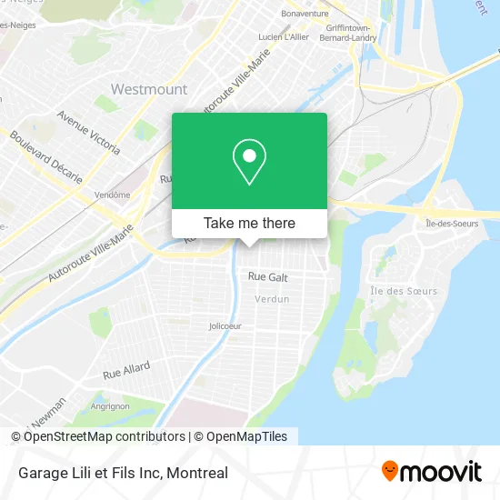 Garage Lili et Fils Inc map