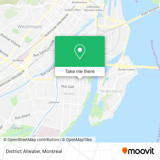 District Atwater map