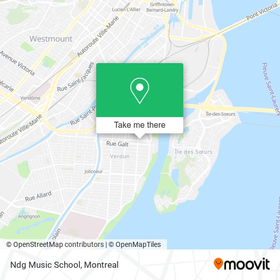 Ndg Music School map