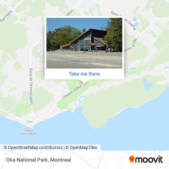 Oka National Park map