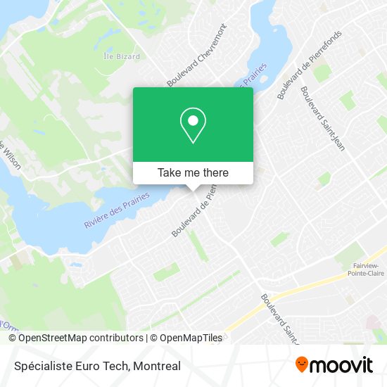 Spécialiste Euro Tech map