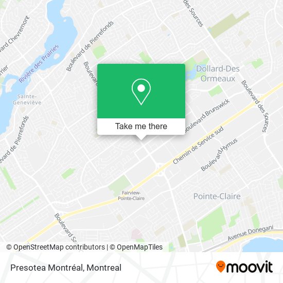 Presotea Montréal map