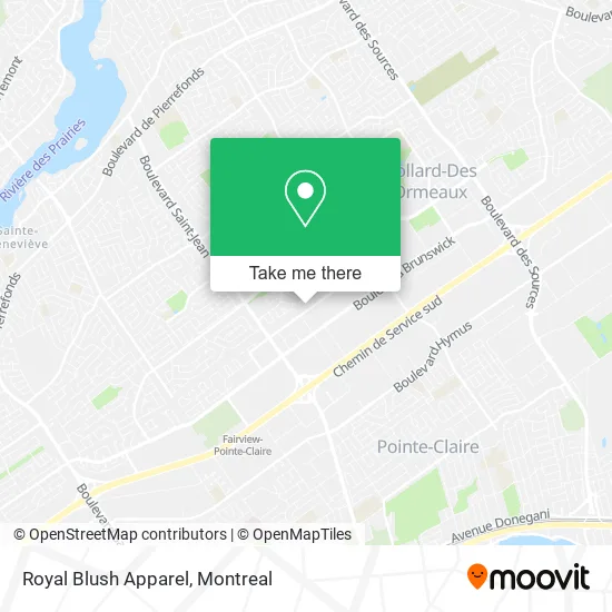 Royal Blush Apparel map