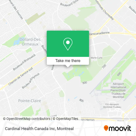 Cardinal Health Canada Inc map