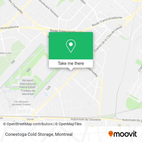 Conestoga Cold Storage map