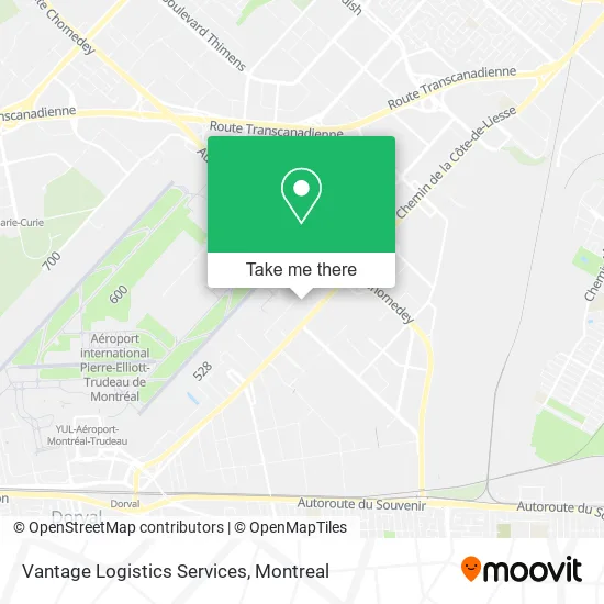Vantage Logistics Services map
