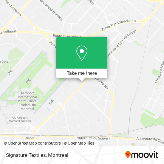 Signature Textiles map