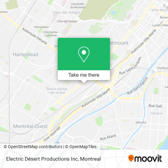 Electric Désert Productions Inc map