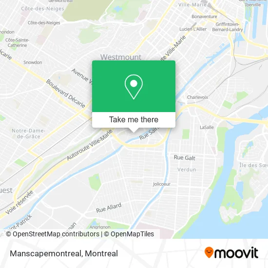 Manscapemontreal map