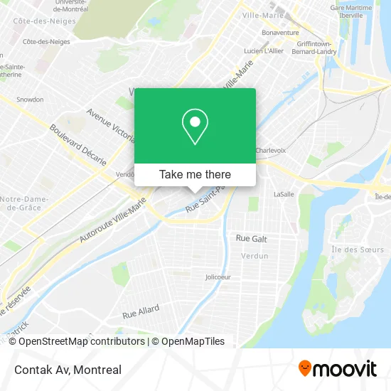 Contak Av map