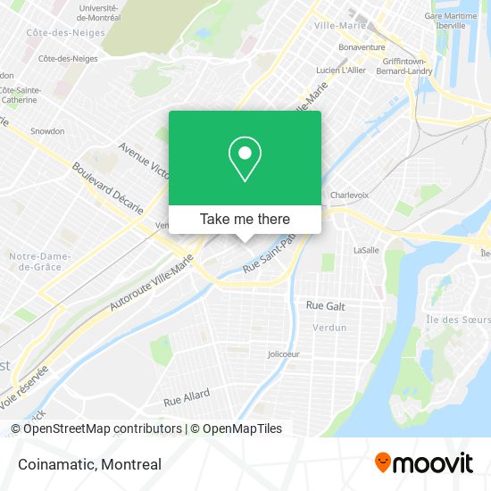 Coinamatic map