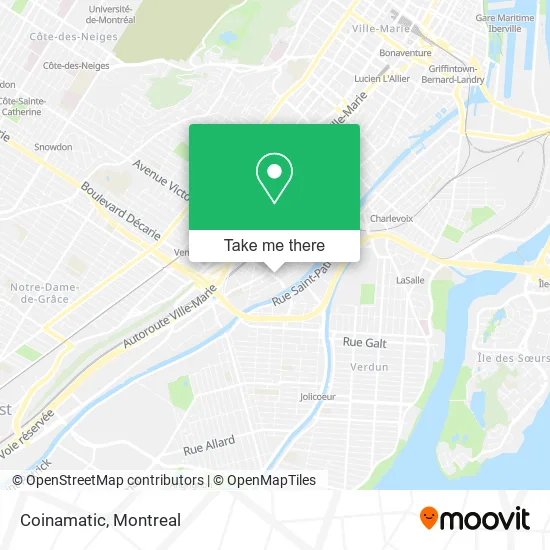 Coinamatic map