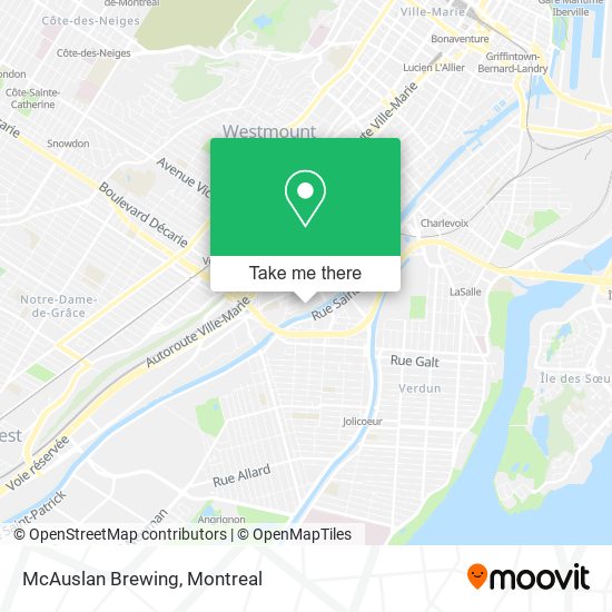 McAuslan Brewing map