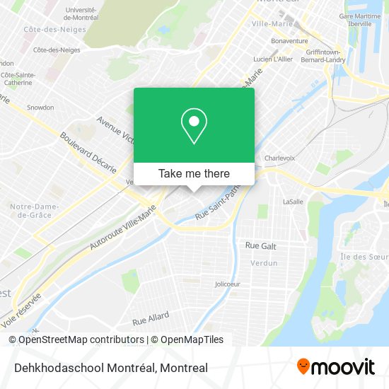 Dehkhodaschool Montréal map