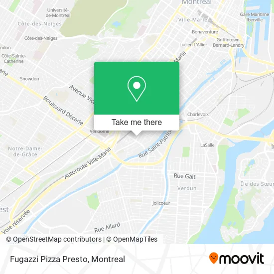 Fugazzi Pizza Presto map