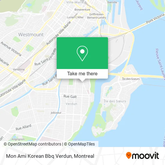 Mon Ami Korean Bbq Verdun map