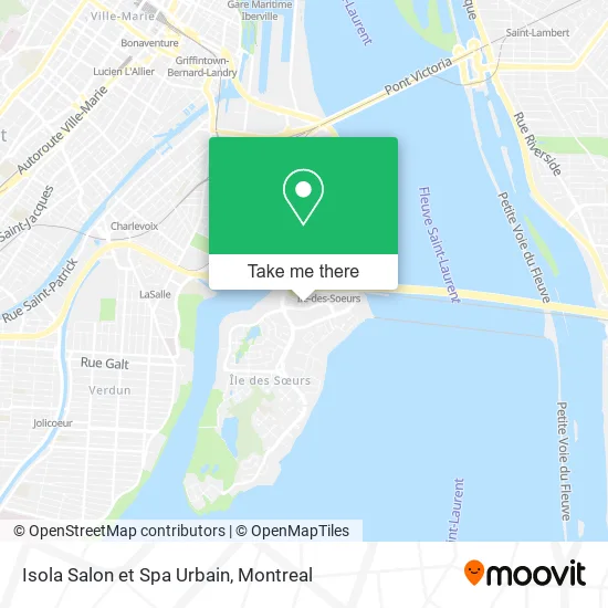 Isola Salon et Spa Urbain map