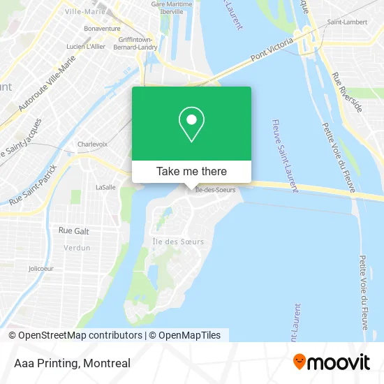 Aaa Printing map