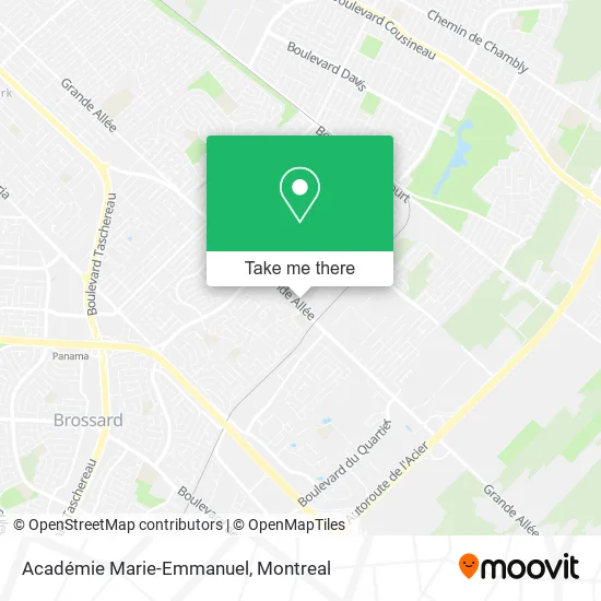 Académie Marie-Emmanuel map
