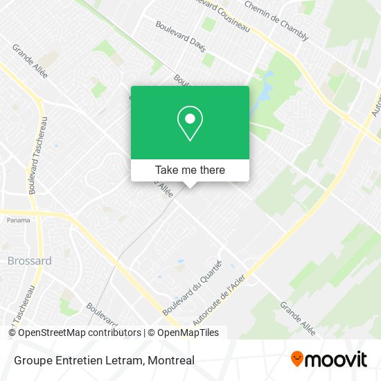 Groupe Entretien Letram map